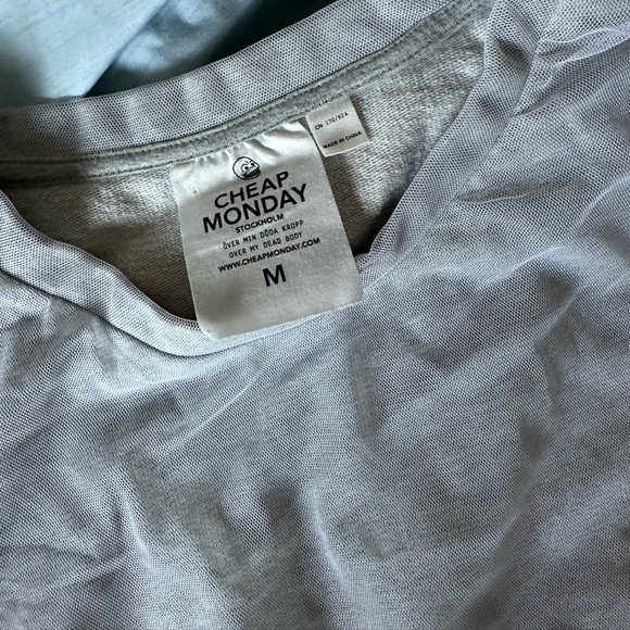 Cheap Monday cropped mesh sweater - Picture 2 of 3